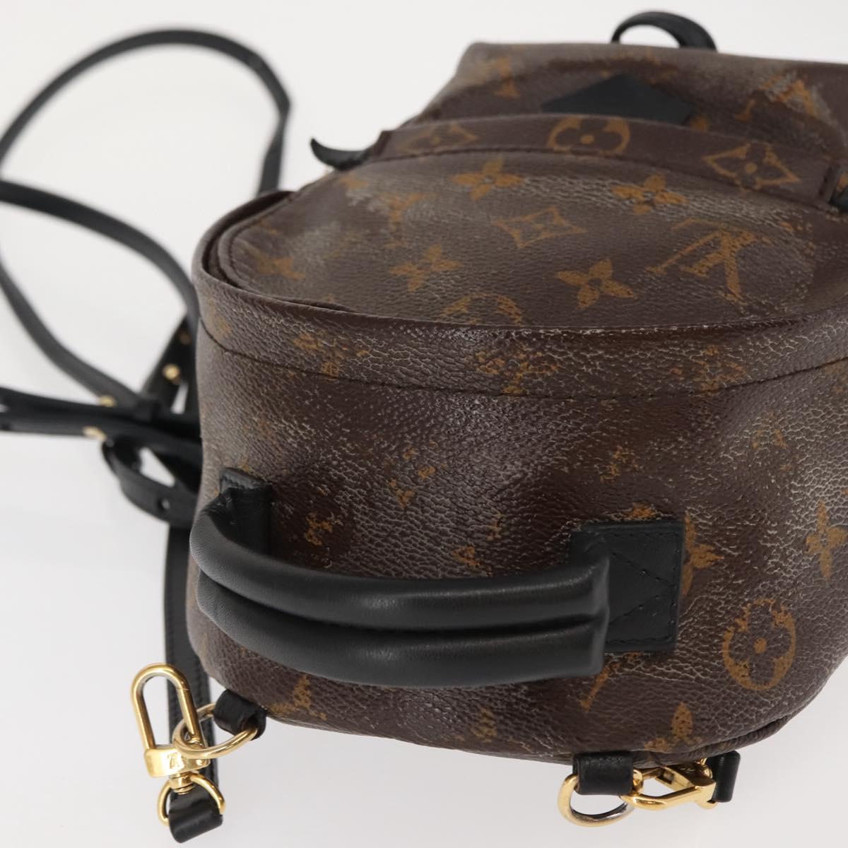 LOUIS VUITTON Monogram Palm Springs MINI Backpack M44873 LV Auth 147442