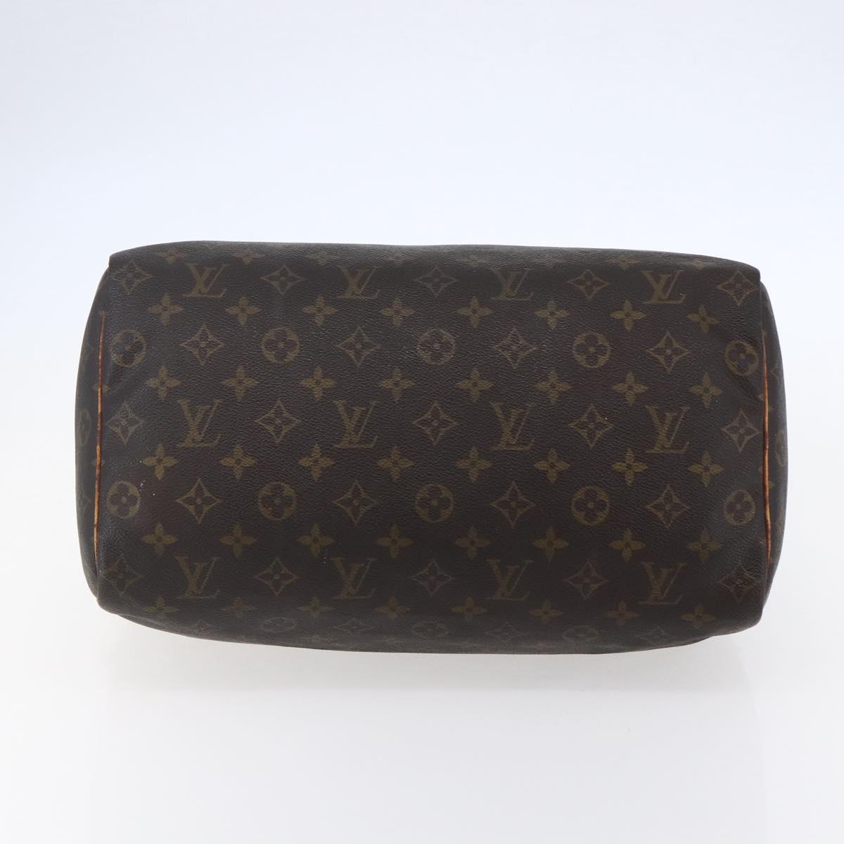 LOUIS VUITTON Monogram Speedy 35 Hand Bag M41524 LV Auth 147449