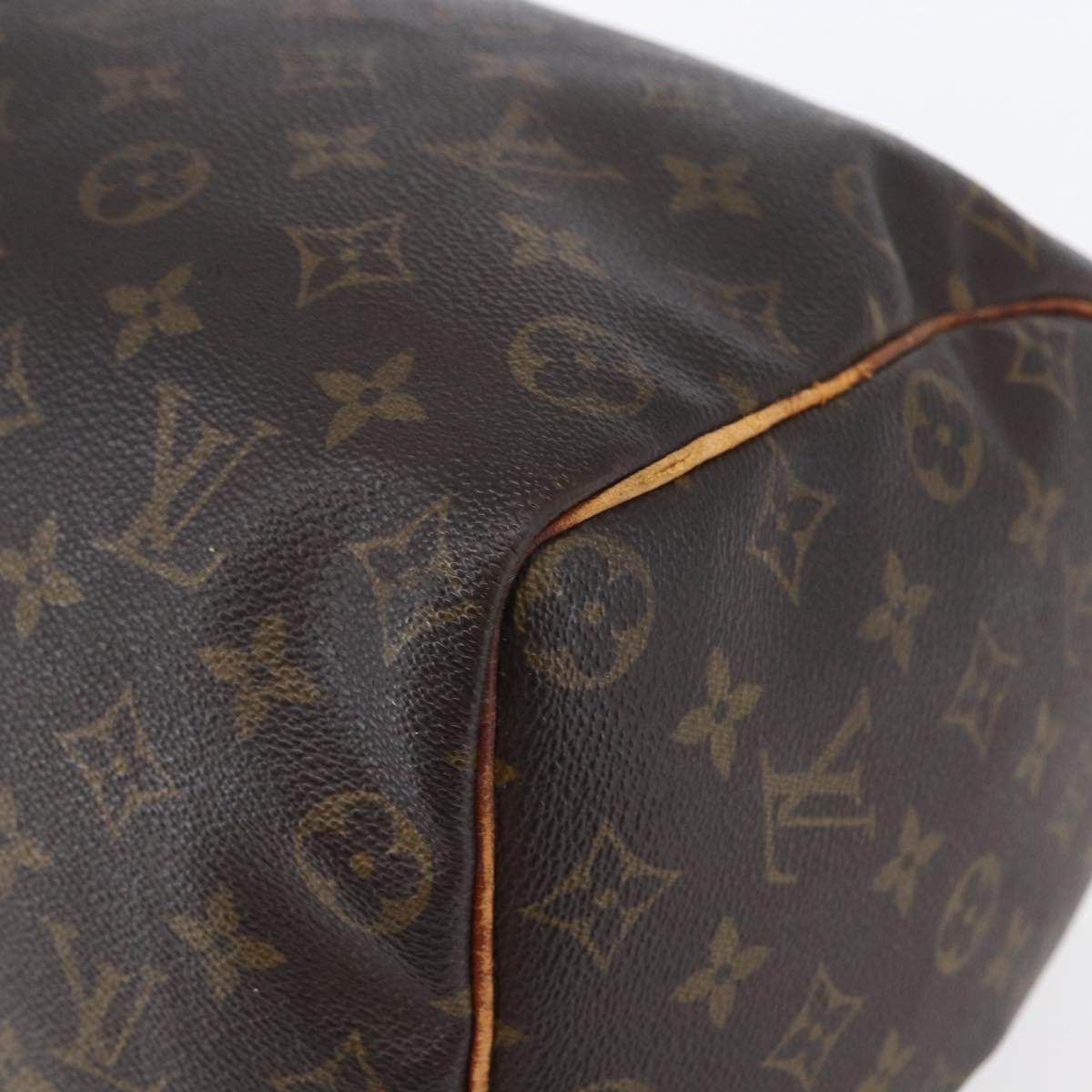 LOUIS VUITTON Monogram Speedy 35 Hand Bag M41524 LV Auth 147449