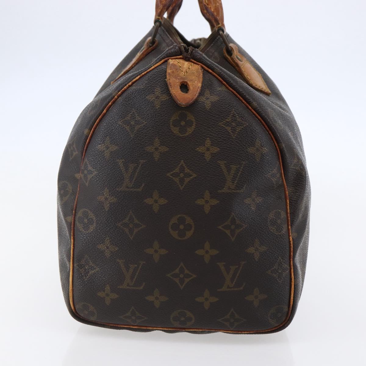 LOUIS VUITTON Monogram Speedy 35 Hand Bag M41524 LV Auth 147449
