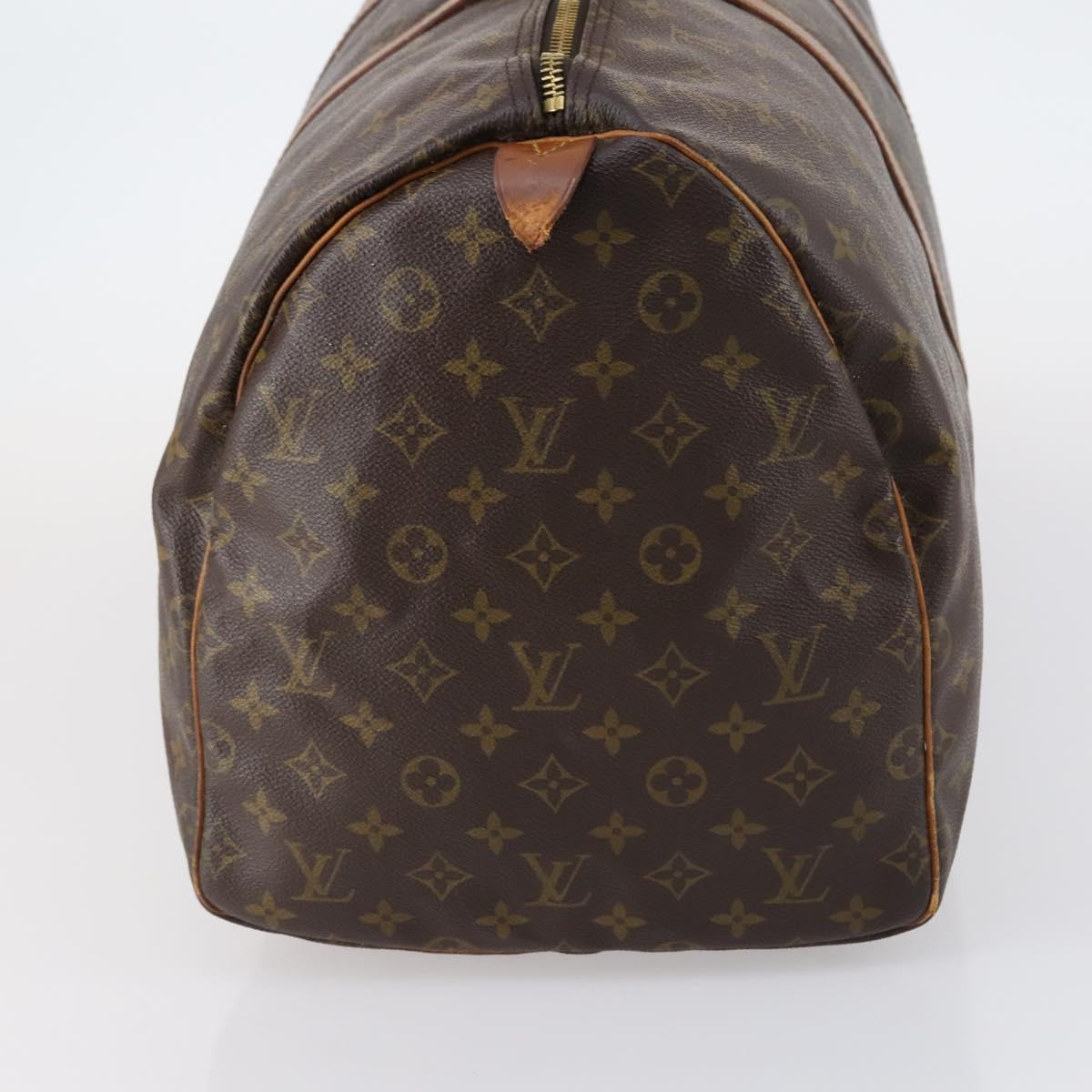 LOUIS VUITTON Monogram Keepall 55 Boston Bag M41424 LV Auth 147452