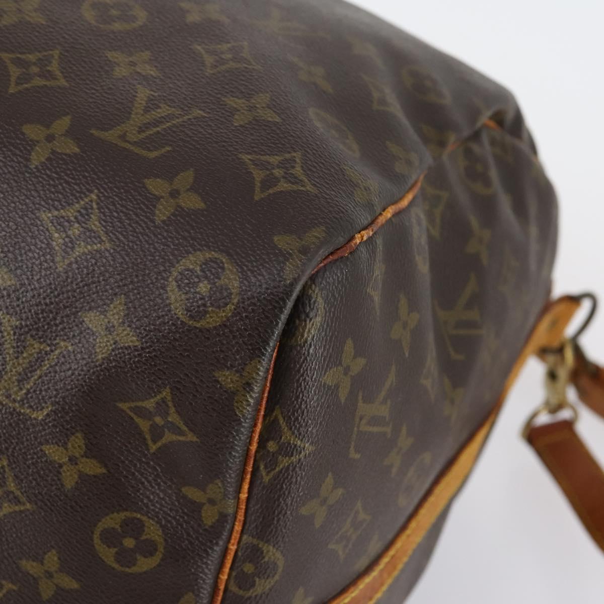 LOUIS VUITTON Monogram Keepall Bandouliere 60 Boston Bag M41412 LV Auth 147453