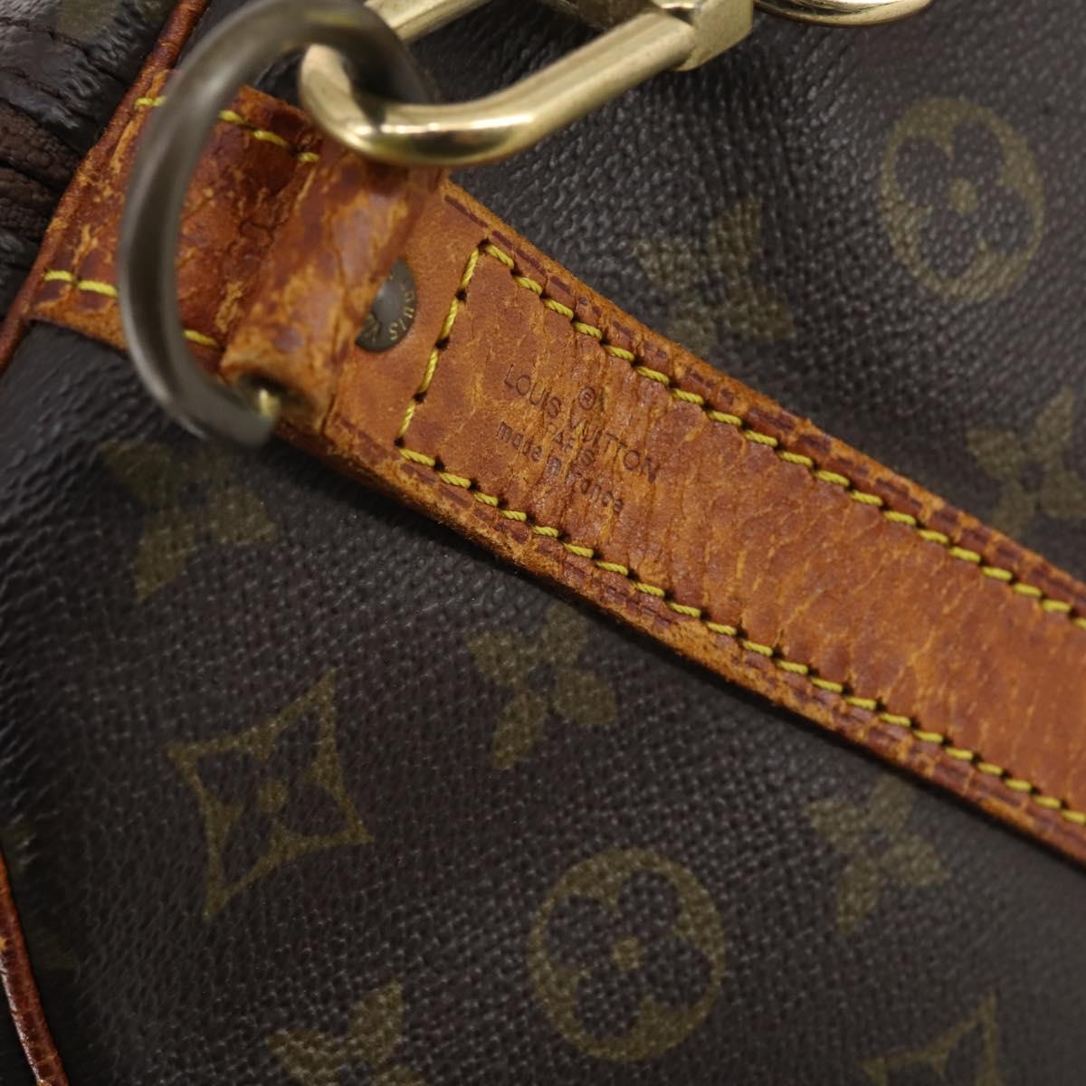 LOUIS VUITTON Monogram Keepall Bandouliere 60 Boston Bag M41412 LV Auth 147453
