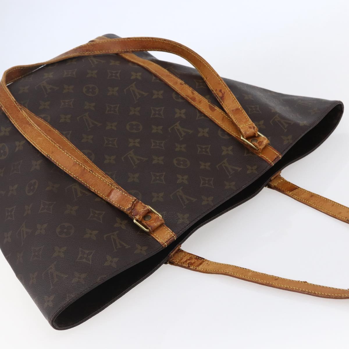 LOUIS VUITTON Monogram Sac Shopping Tote Bag M51108 LV Auth 147454