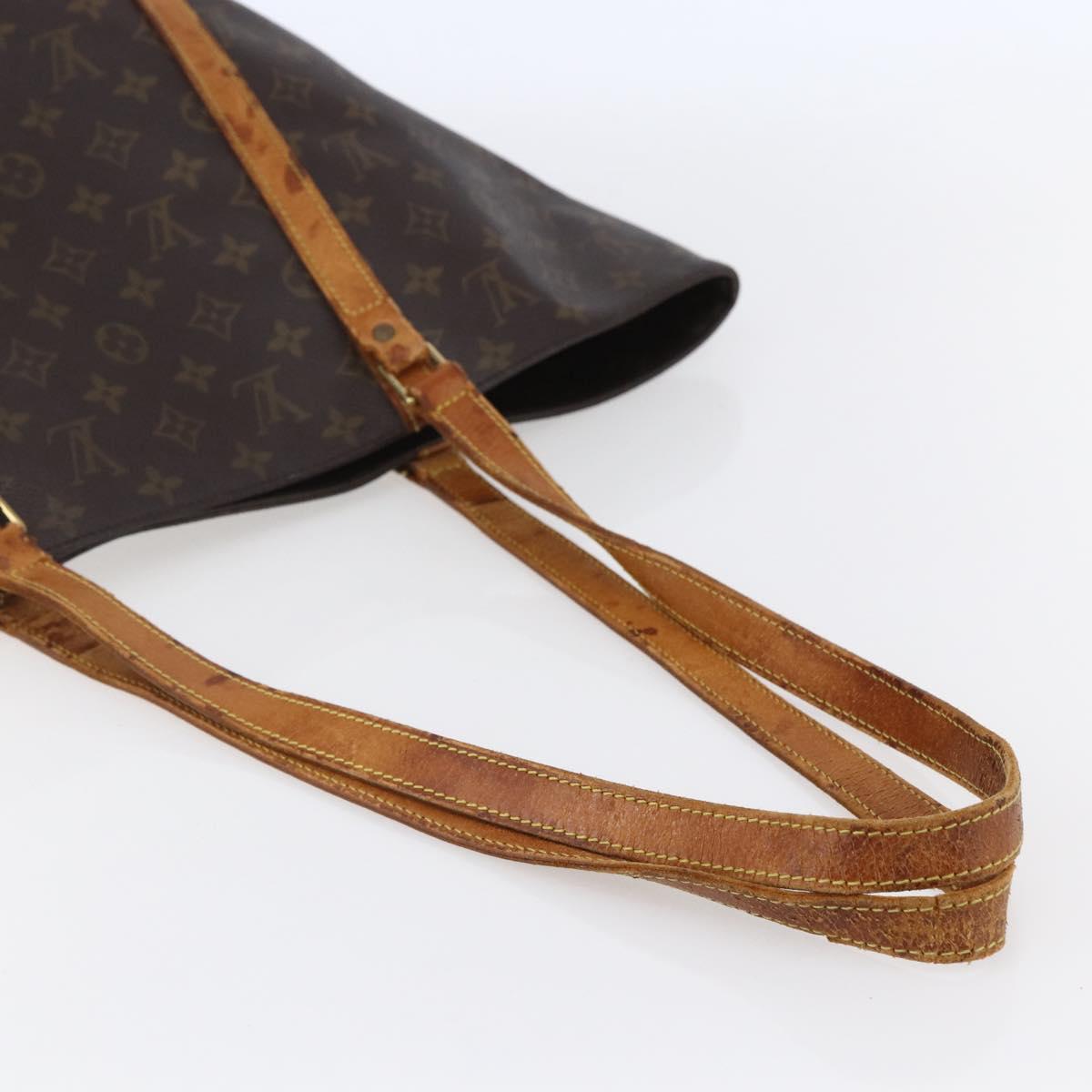 LOUIS VUITTON Monogram Sac Shopping Tote Bag M51108 LV Auth 147454