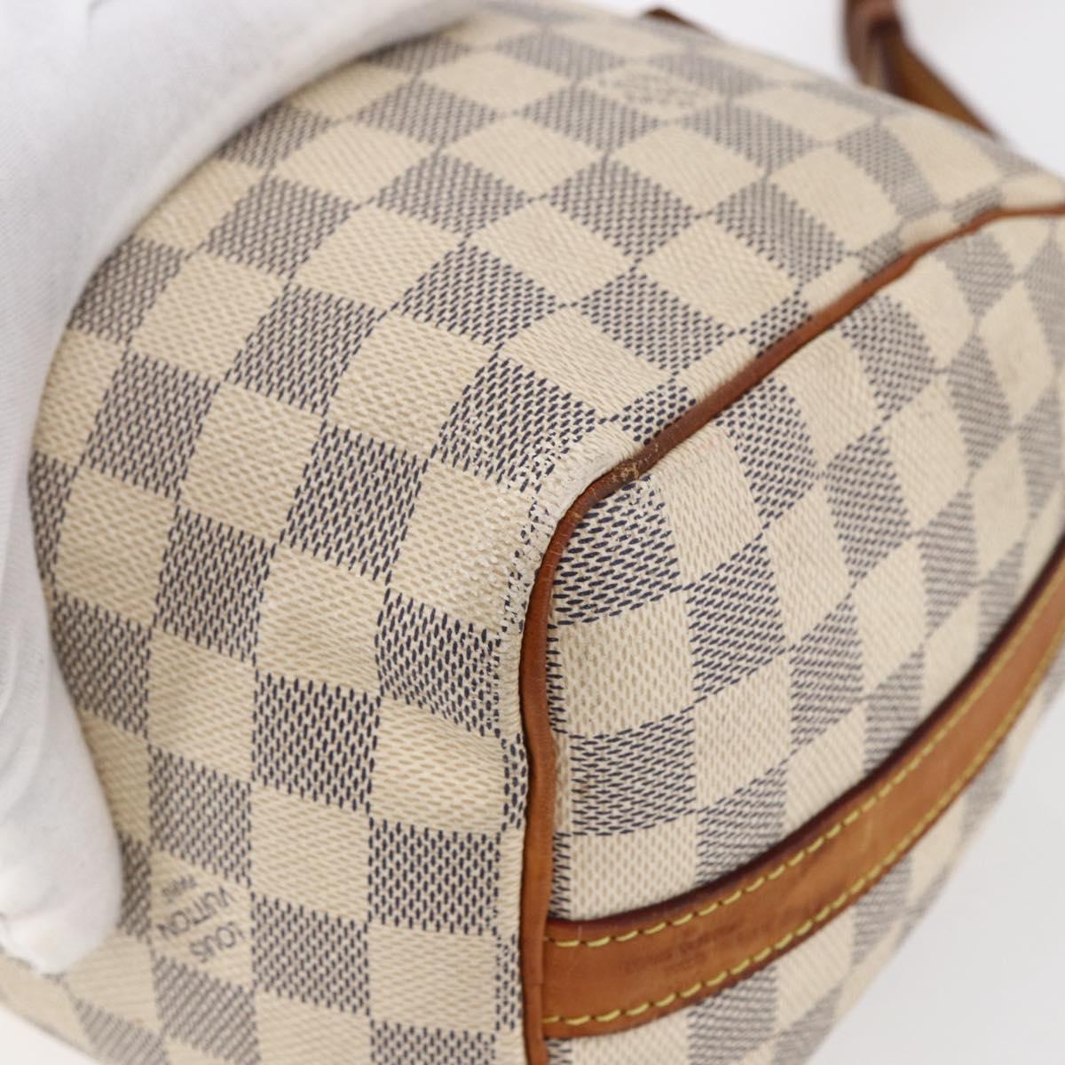 LOUIS VUITTON Damier Azur Speedy Bandouliere 25 Hand Bag N41000 LV Auth 147460