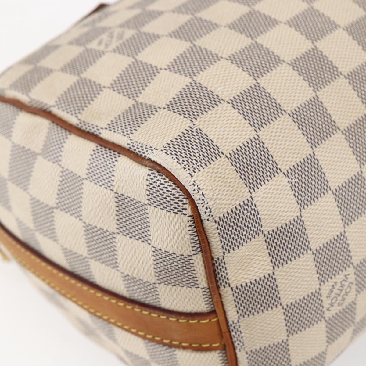 LOUIS VUITTON Damier Azur Speedy Bandouliere 25 Hand Bag N41000 LV Auth 147460