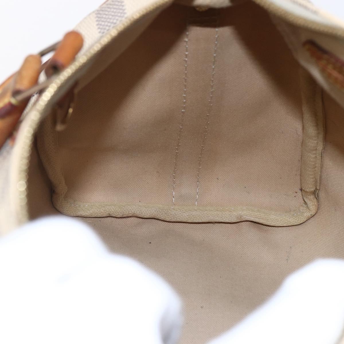 LOUIS VUITTON Damier Azur Speedy Bandouliere 25 Hand Bag N41000 LV Auth 147460