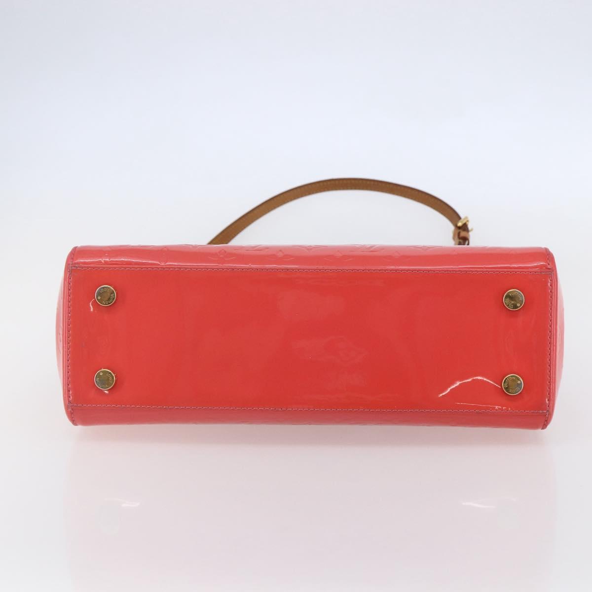 LOUIS VUITTON Monogram Vernis Blair MM Hand Bag Rose Rich M90262 LV Auth 147462