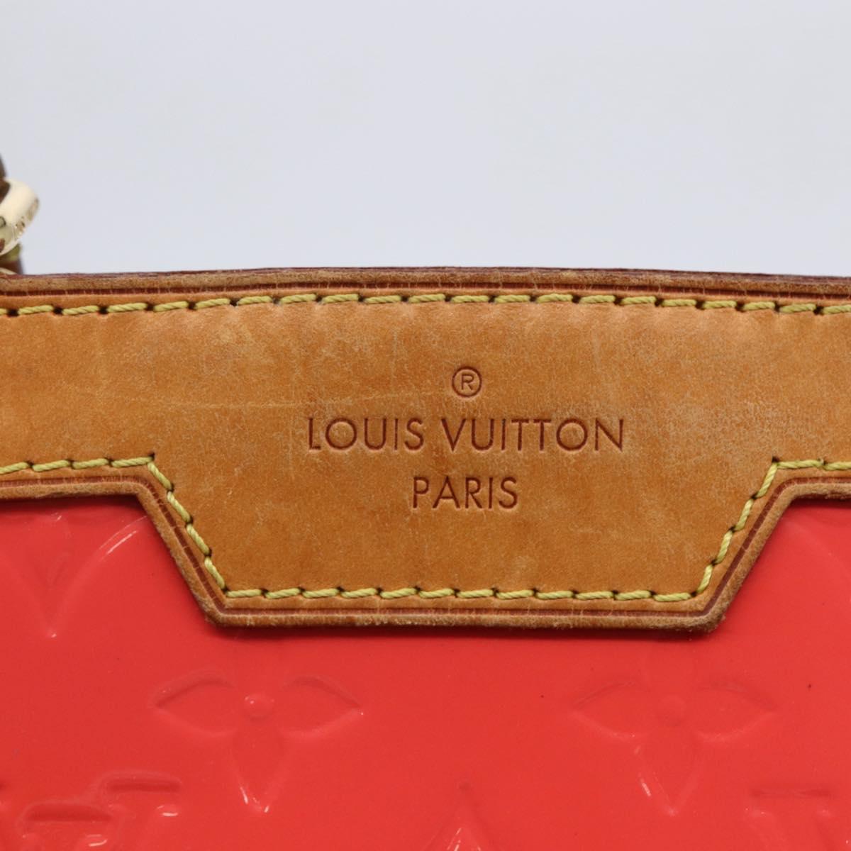 LOUIS VUITTON Monogram Vernis Blair MM Hand Bag Rose Rich M90262 LV Auth 147462