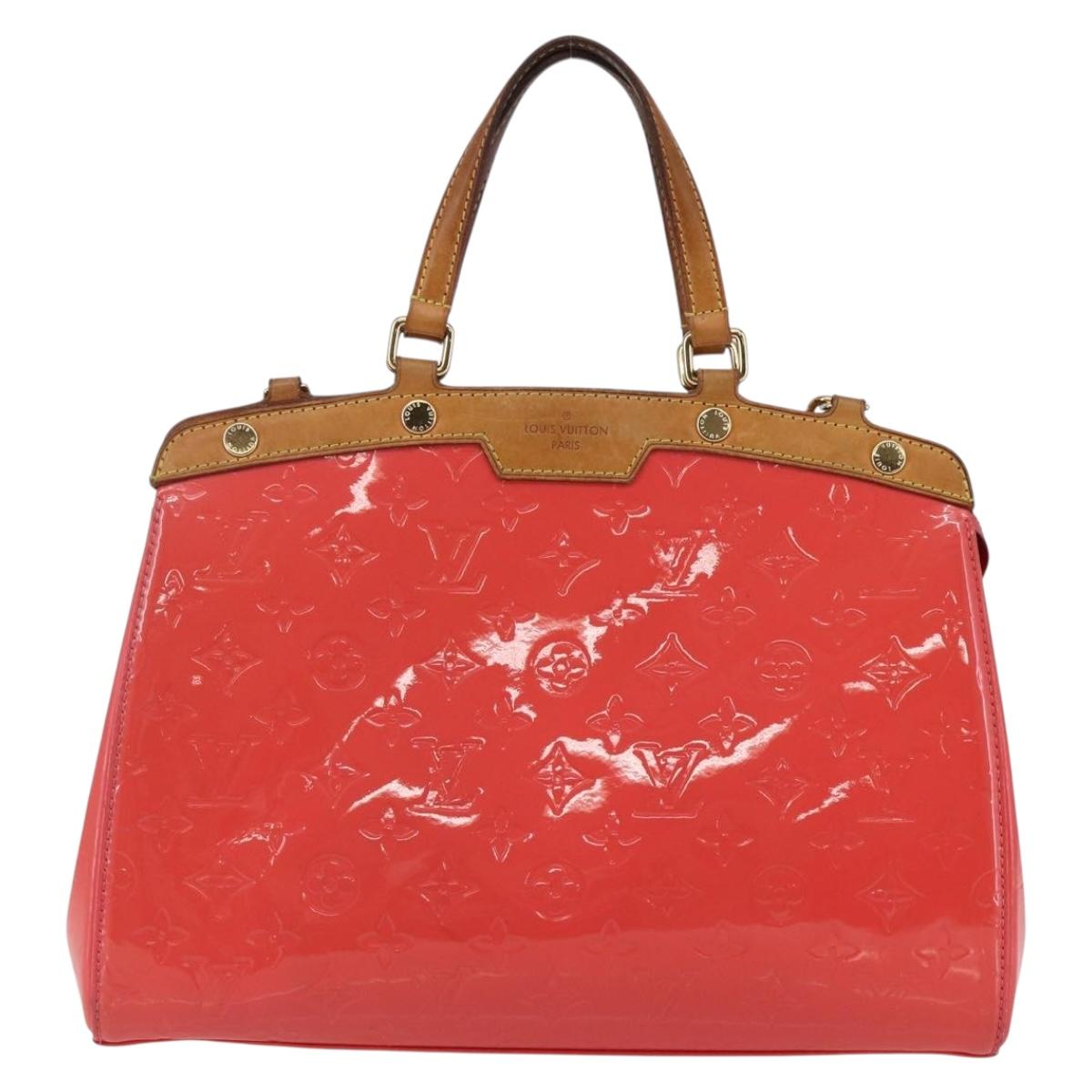 LOUIS VUITTON Monogram Vernis Blair MM Hand Bag Rose Rich M90262 LV Auth 147462