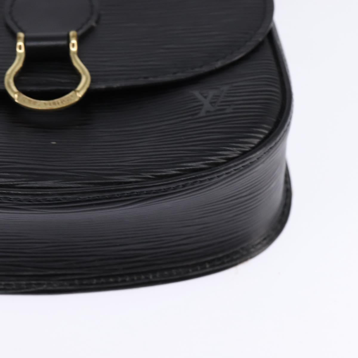 LOUIS VUITTON Epi Saint Cloud PM Shoulder Bag Black M52212 LV Auth 147467