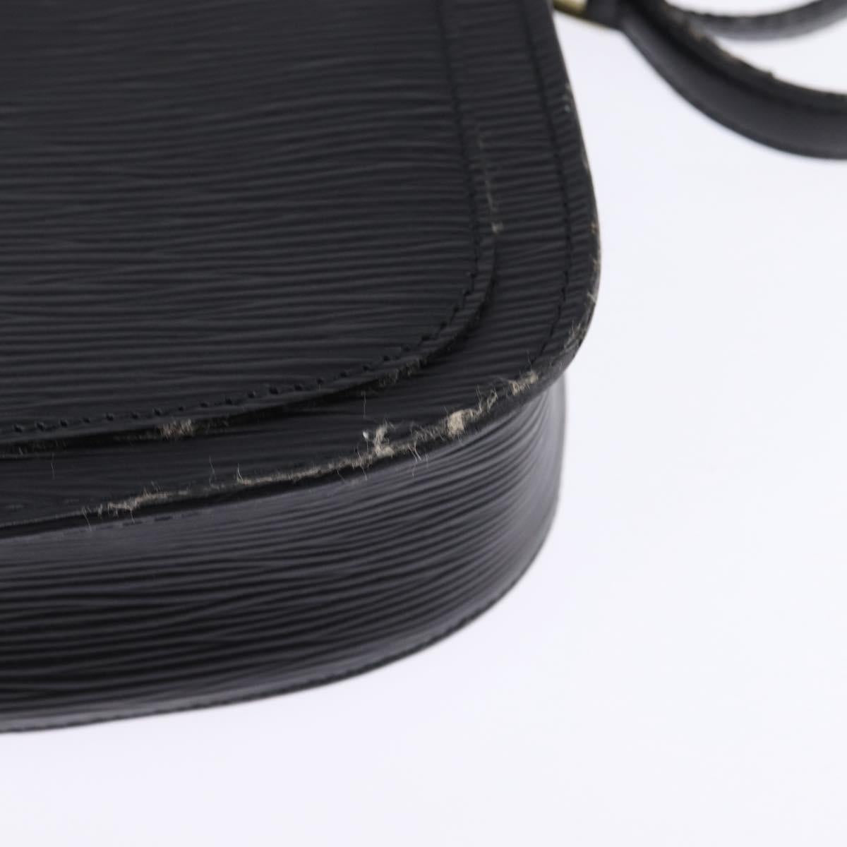 LOUIS VUITTON Epi Saint Cloud PM Shoulder Bag Black M52212 LV Auth 147467