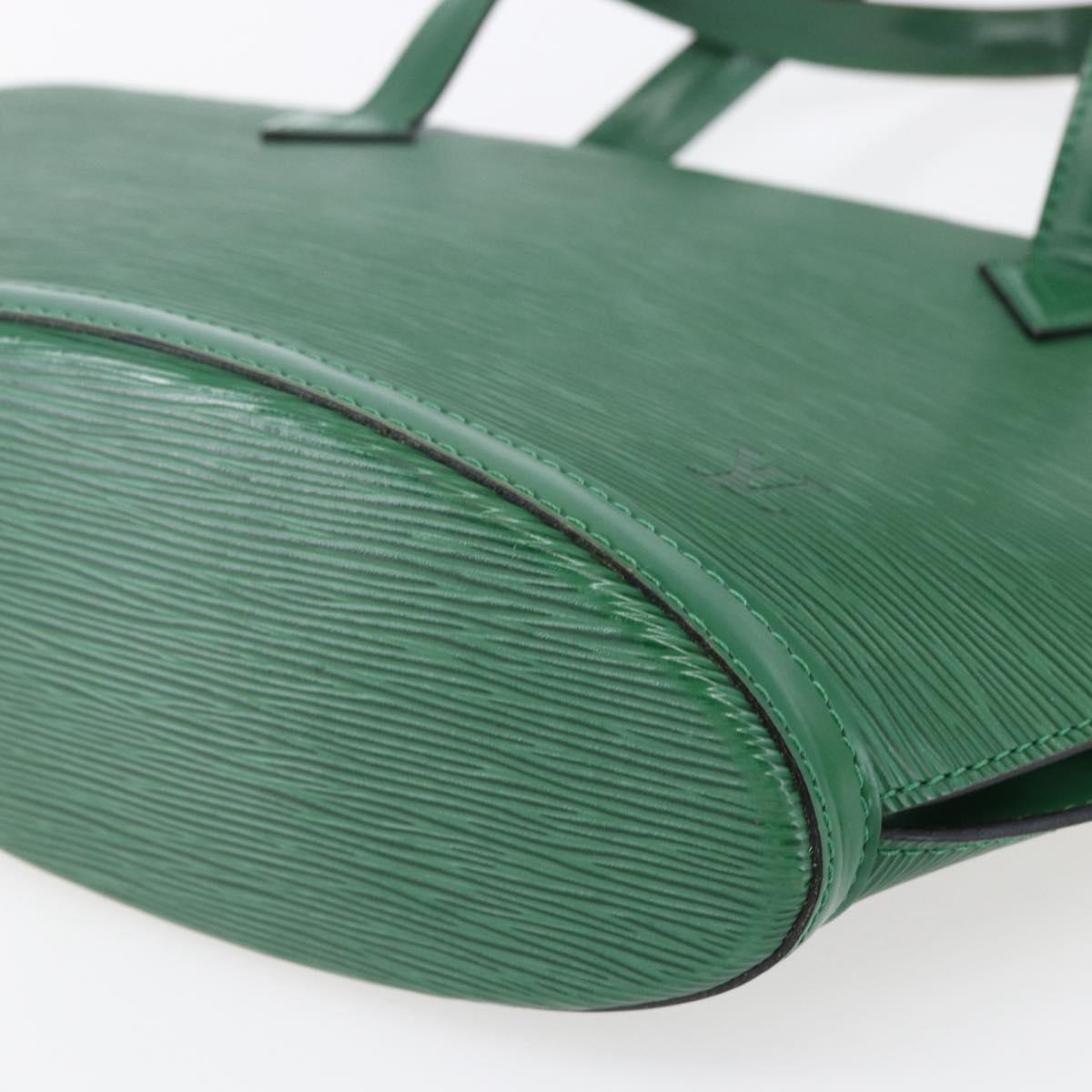 LOUIS VUITTON Epi Saint Jacques Shopping Shoulder Bag Green M52274 Auth 147468