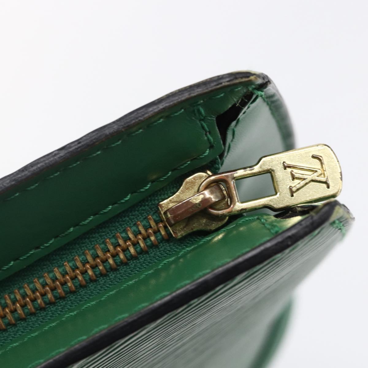 LOUIS VUITTON Epi Saint Jacques Shopping Shoulder Bag Green M52274 Auth 147468