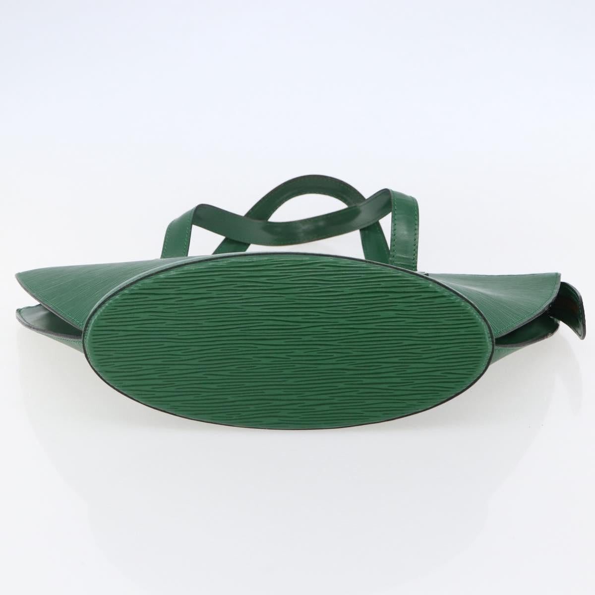 LOUIS VUITTON Epi Saint Jacques Shopping Shoulder Bag Green M52274 Auth 147468