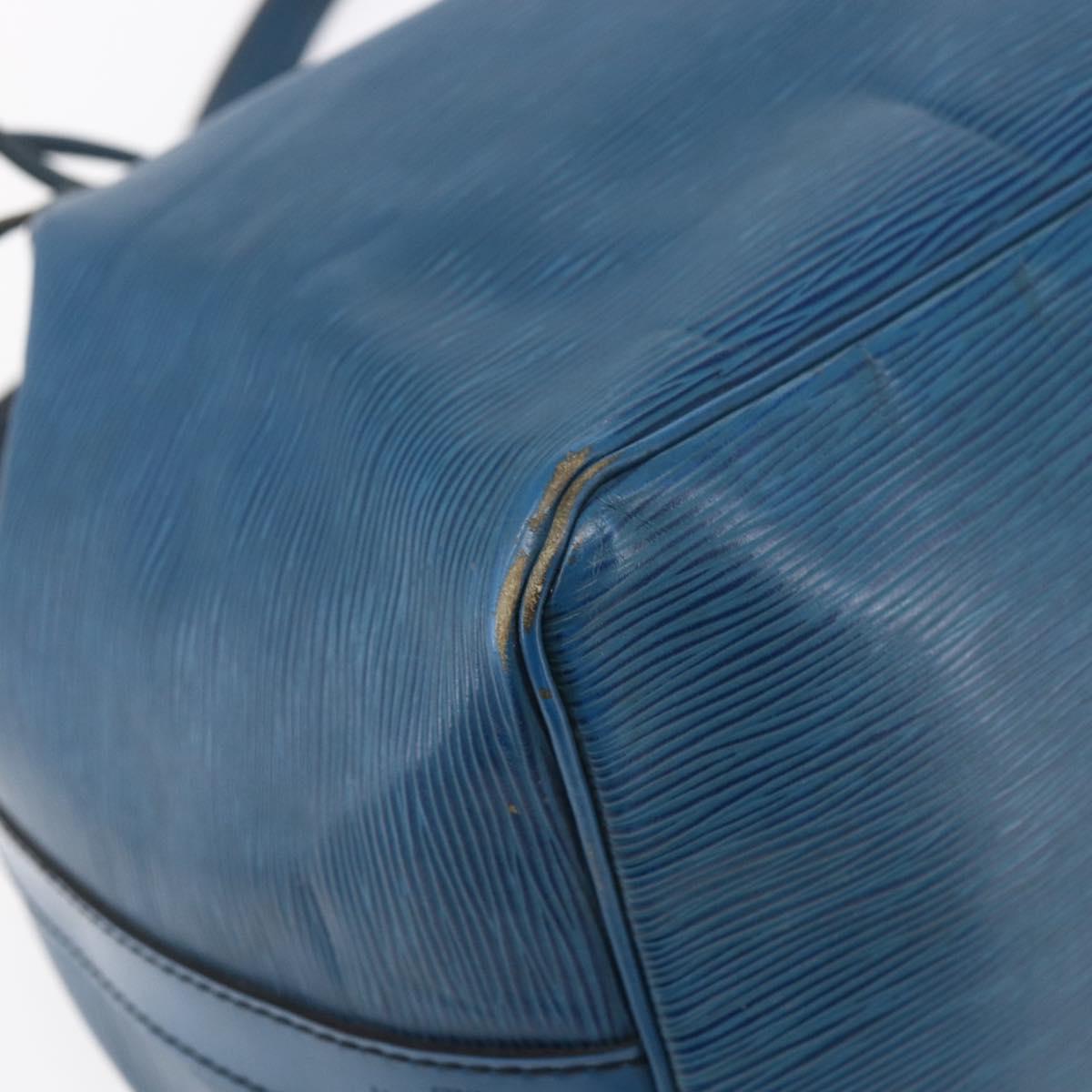 LOUIS VUITTON Epi Petit Noe Shoulder Bag Blue M44105 LV Auth 147470