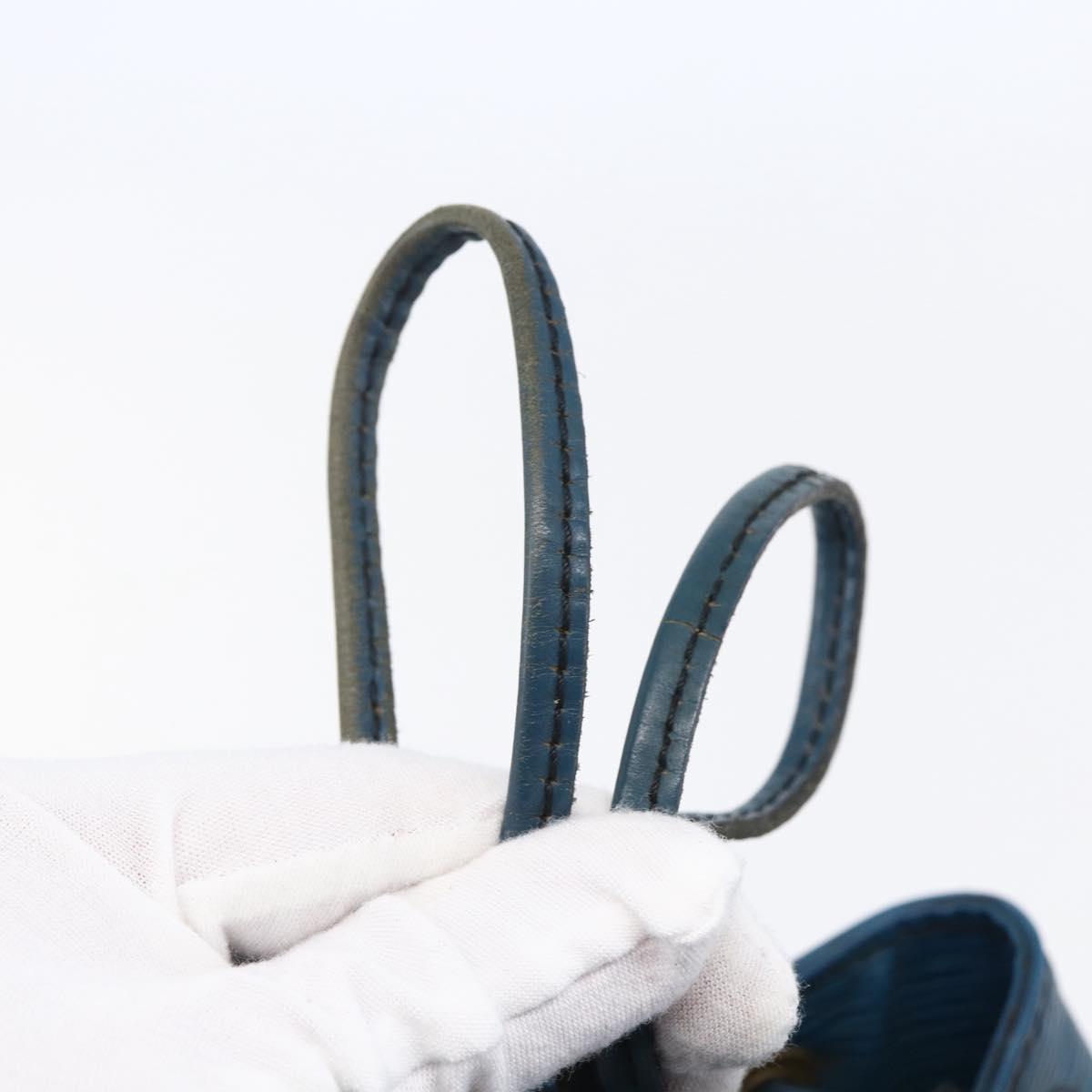 LOUIS VUITTON Epi Petit Noe Shoulder Bag Blue M44105 LV Auth 147470