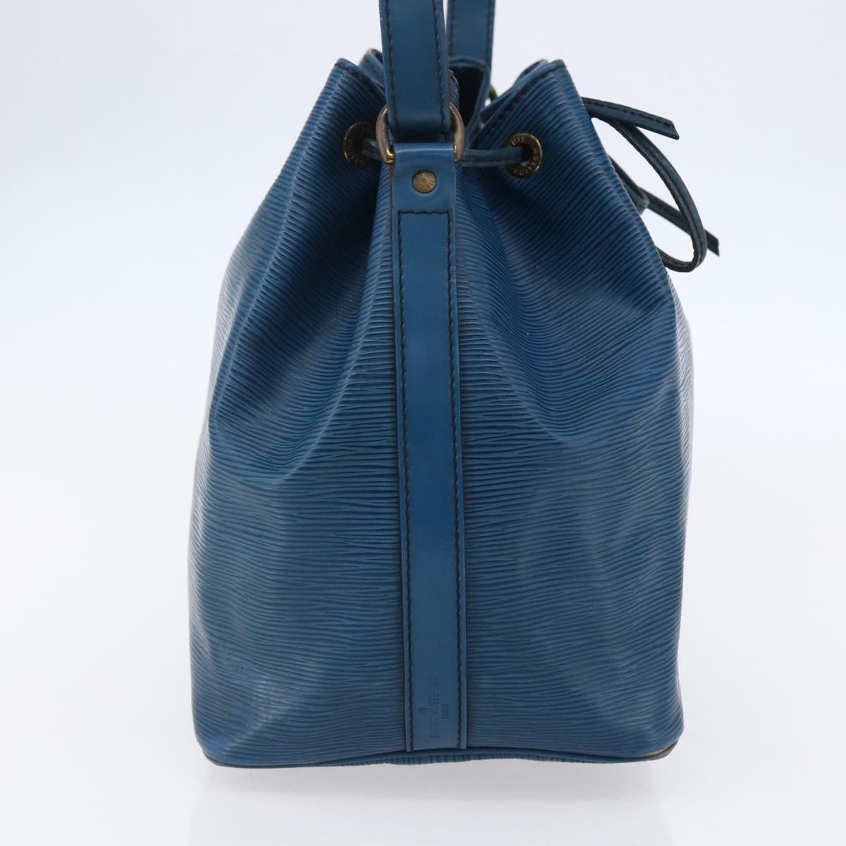 LOUIS VUITTON Epi Petit Noe Shoulder Bag Blue M44105 LV Auth 147470