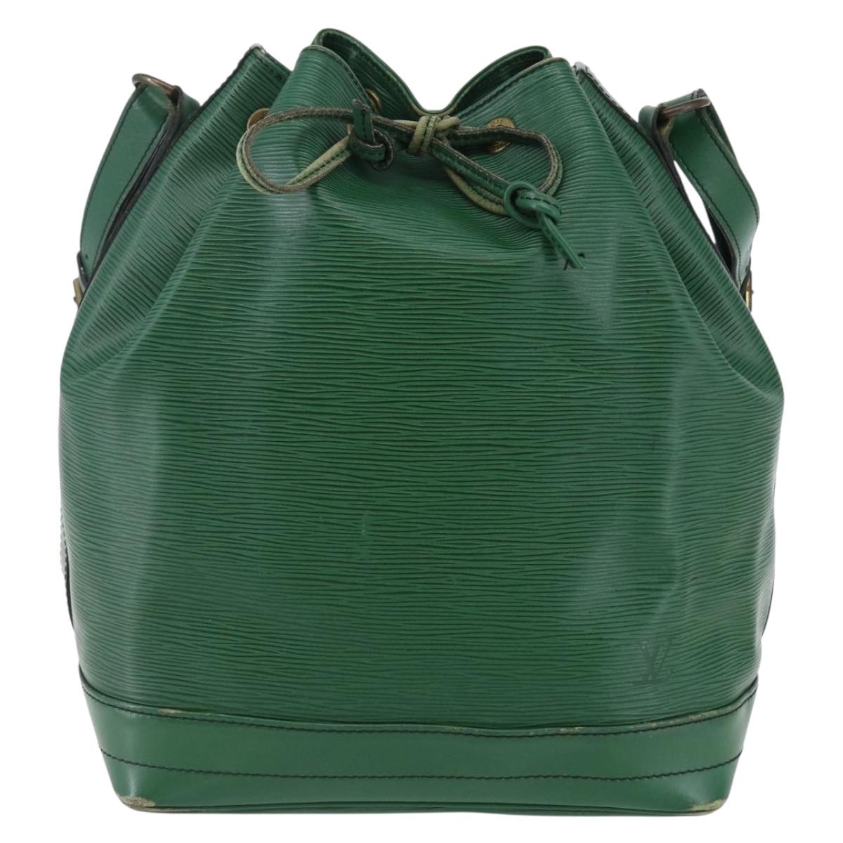 LOUIS VUITTON Epi Noe Shoulder Bag Green M44004 LV Auth 147471