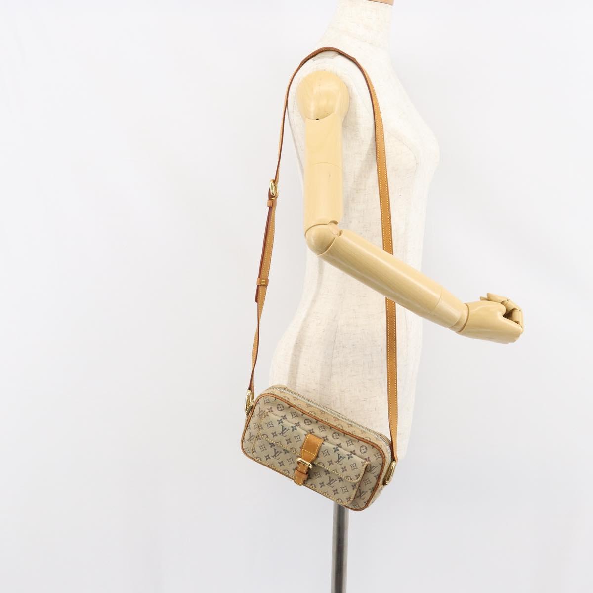 LOUIS VUITTON Monogram Mini Juliet MM Shoulder Bag Blue M92004 LV Auth 147473