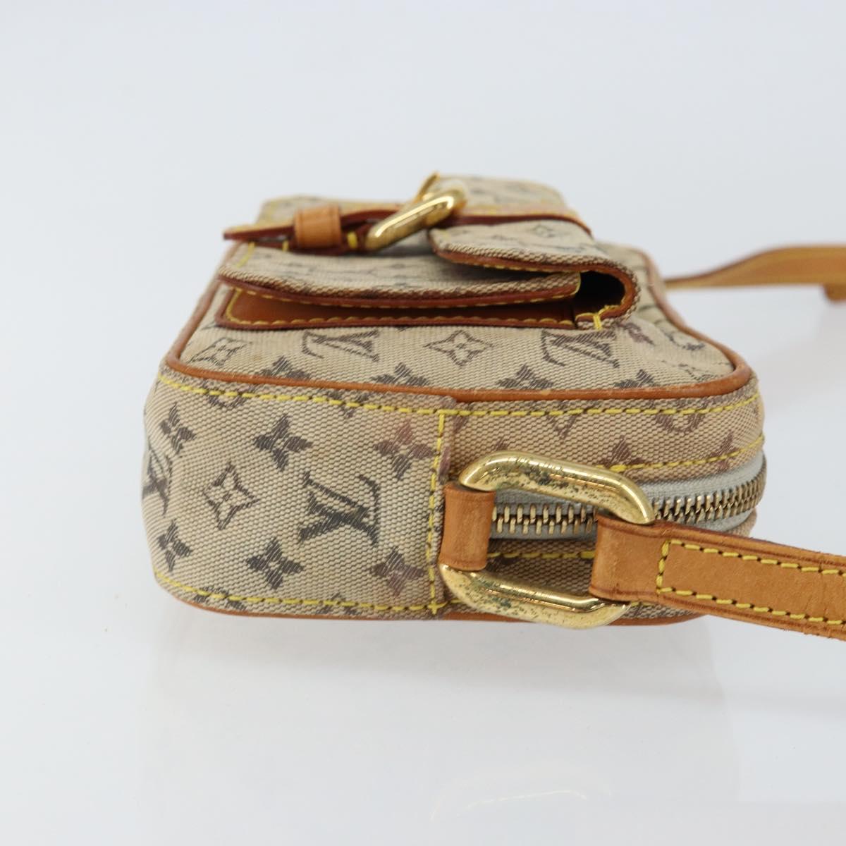 LOUIS VUITTON Monogram Mini Juliet MM Shoulder Bag Blue M92004 LV Auth 147473