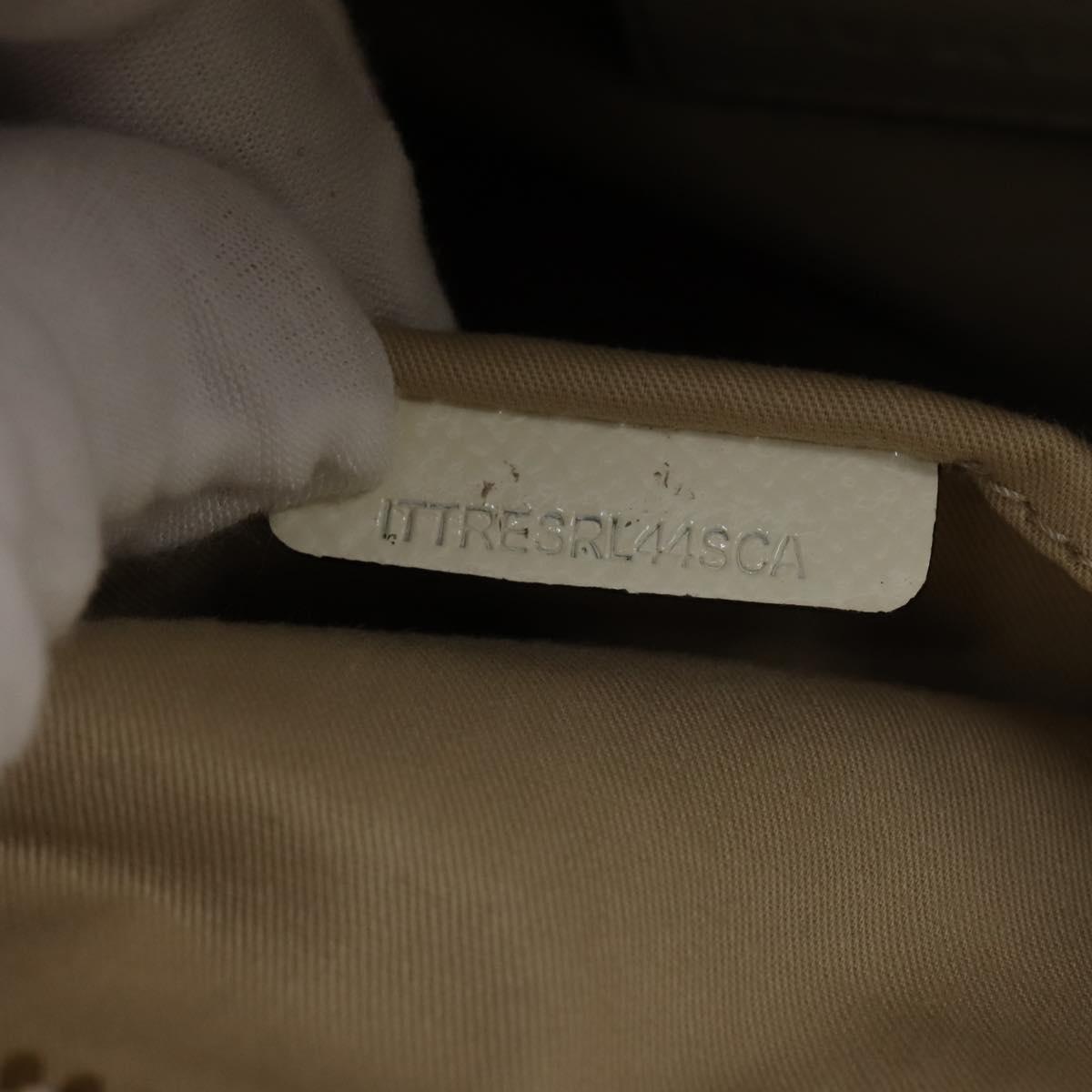 BURBERRY Nova Check Tote Bag PVC Leather 2way Beige Gold Auth 147477