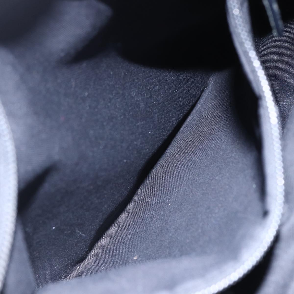 GUCCI GG Canvas Web Sherry Line Shoulder Bag Black Silver 169937 Auth 147480