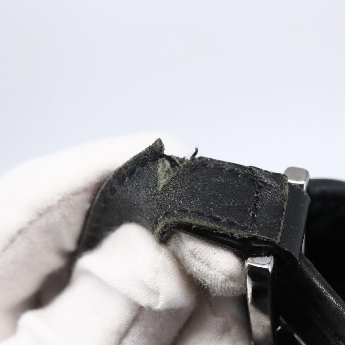 GUCCI GG Canvas Tote Bag Black Silver 31243 Auth 147481