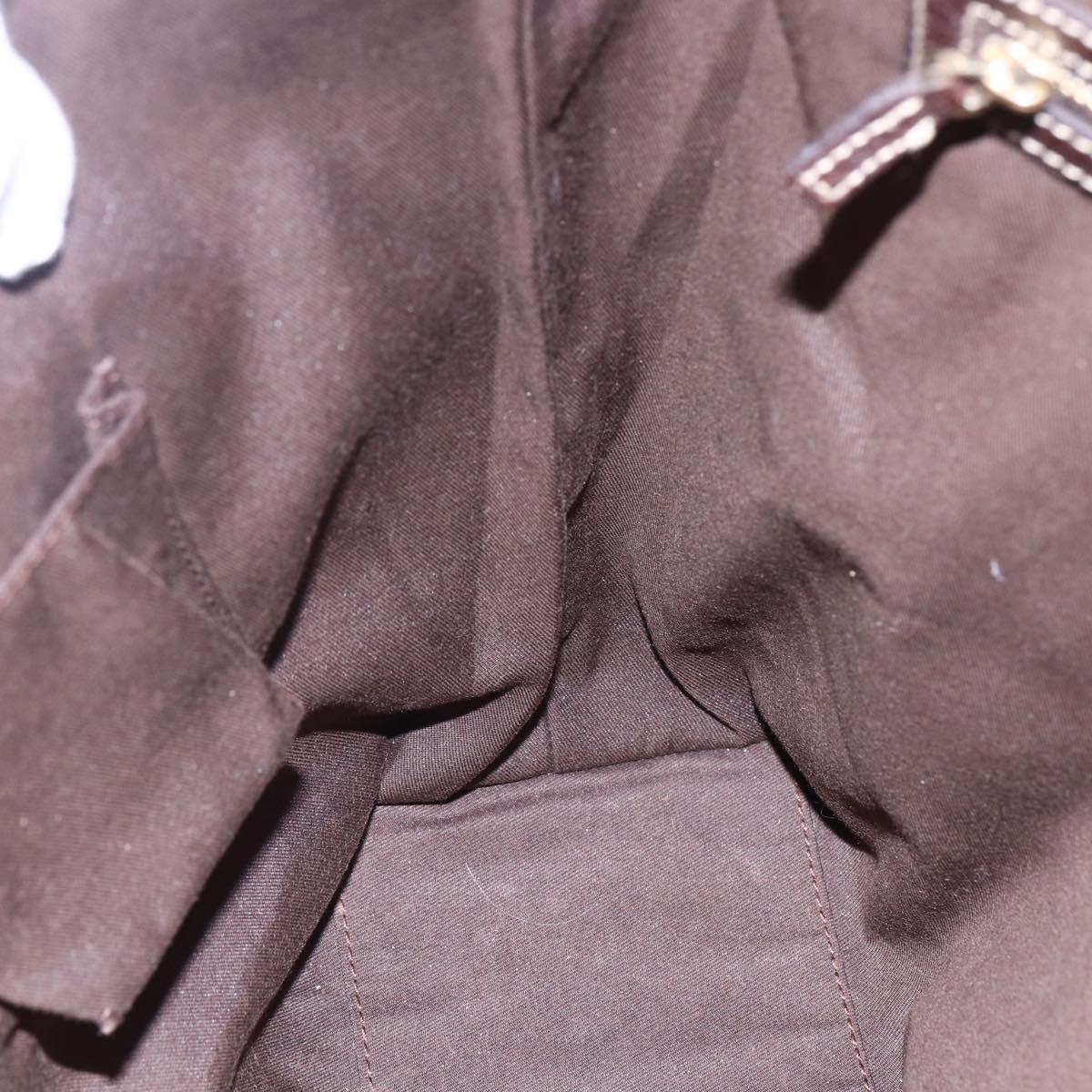 GUCCI GG Canvas Tote Bag Beige Gold 153009 Auth 147489