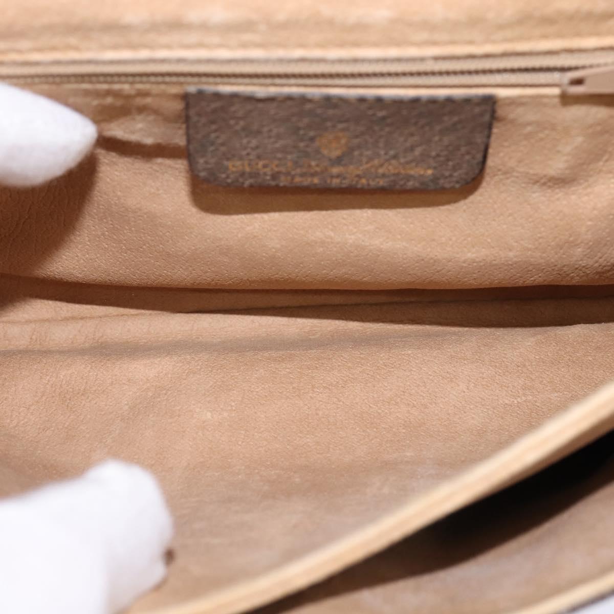 GUCCI GG Supreme Web Sherry Line Shoulder Bag PVC Beige 10 02 051 Auth 147497