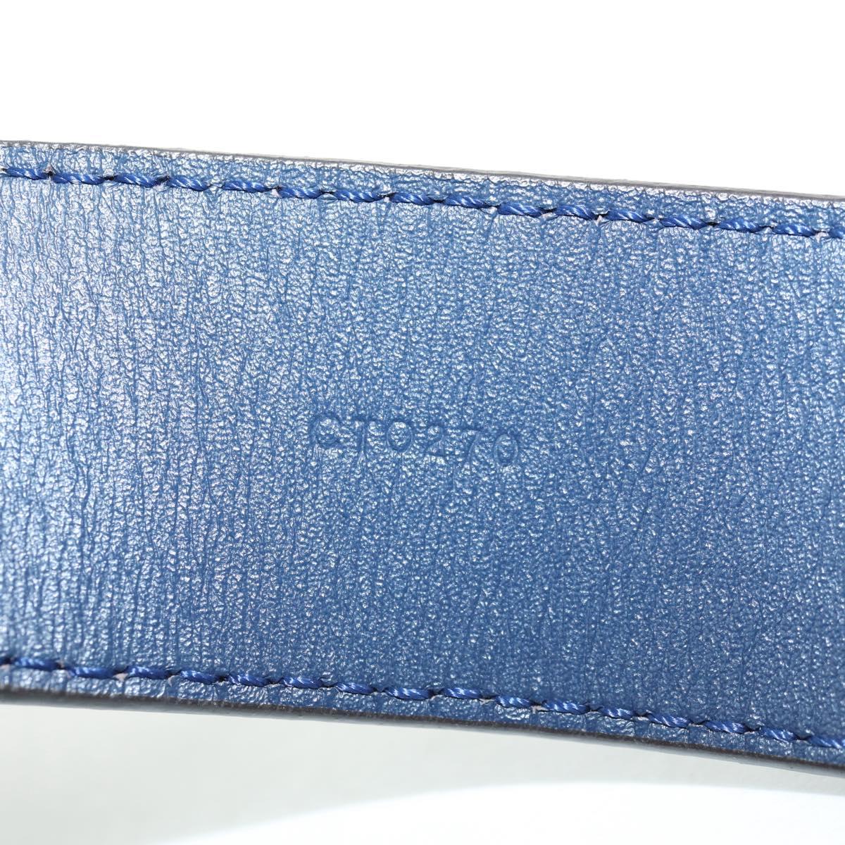 LOUIS VUITTON Monogram Escal Ceinture Belt 37.6"" Blue M0253W LV Auth 147571SM