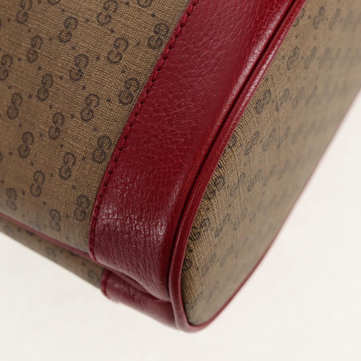 GUCCI Micro GG Supreme Doraemon Collaboration Bag PVC Beige 655597 Auth 147572SM