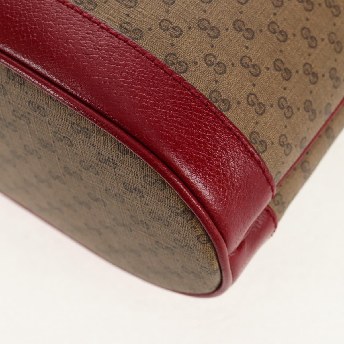 GUCCI Micro GG Supreme Doraemon Collaboration Bag PVC Beige 655597 Auth 147572M