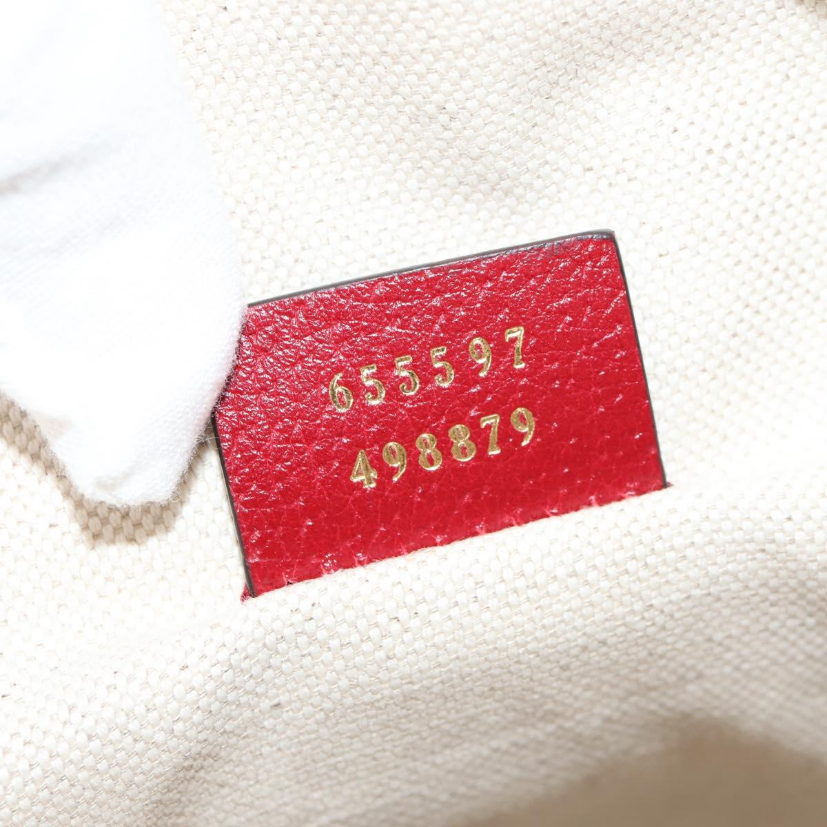 GUCCI Micro GG Supreme Doraemon Collaboration Bag PVC Beige 655597 Auth 147572M