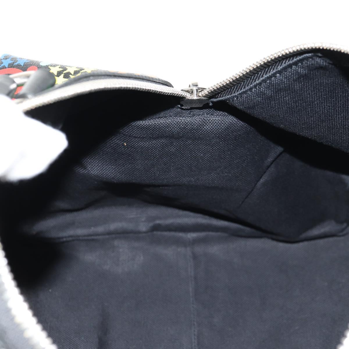 GUCCI GG Psychedelic Boston Bag PVC 2way Multicolor Silver 587866 Auth 147573M