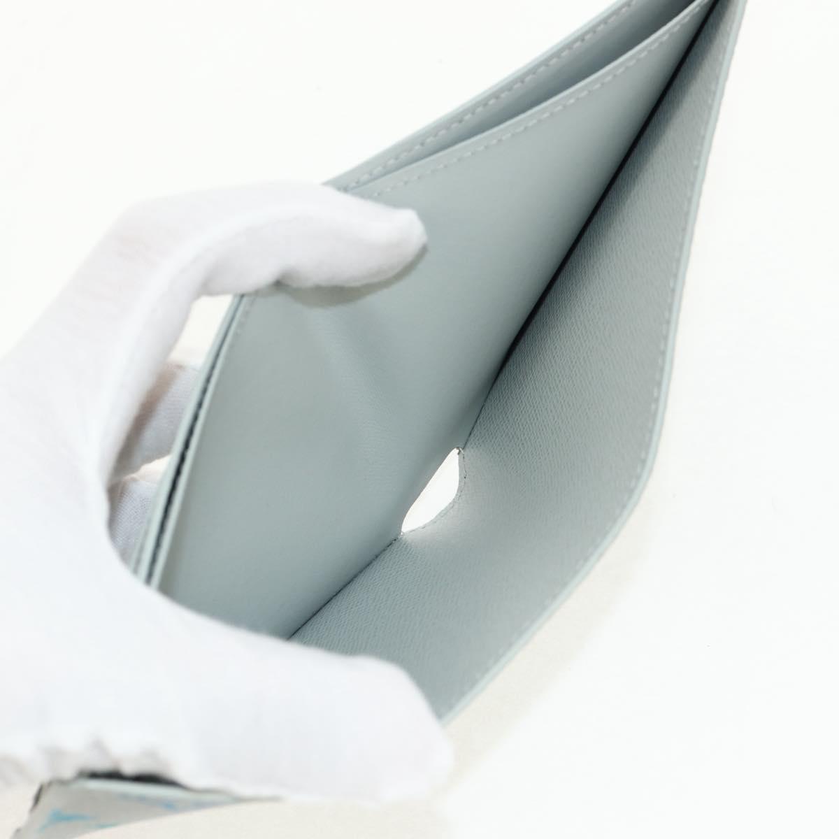 LOUIS VUITTON Multicolor Portefeuille Slender Wallet Gray M14354 LV Auth 147576M