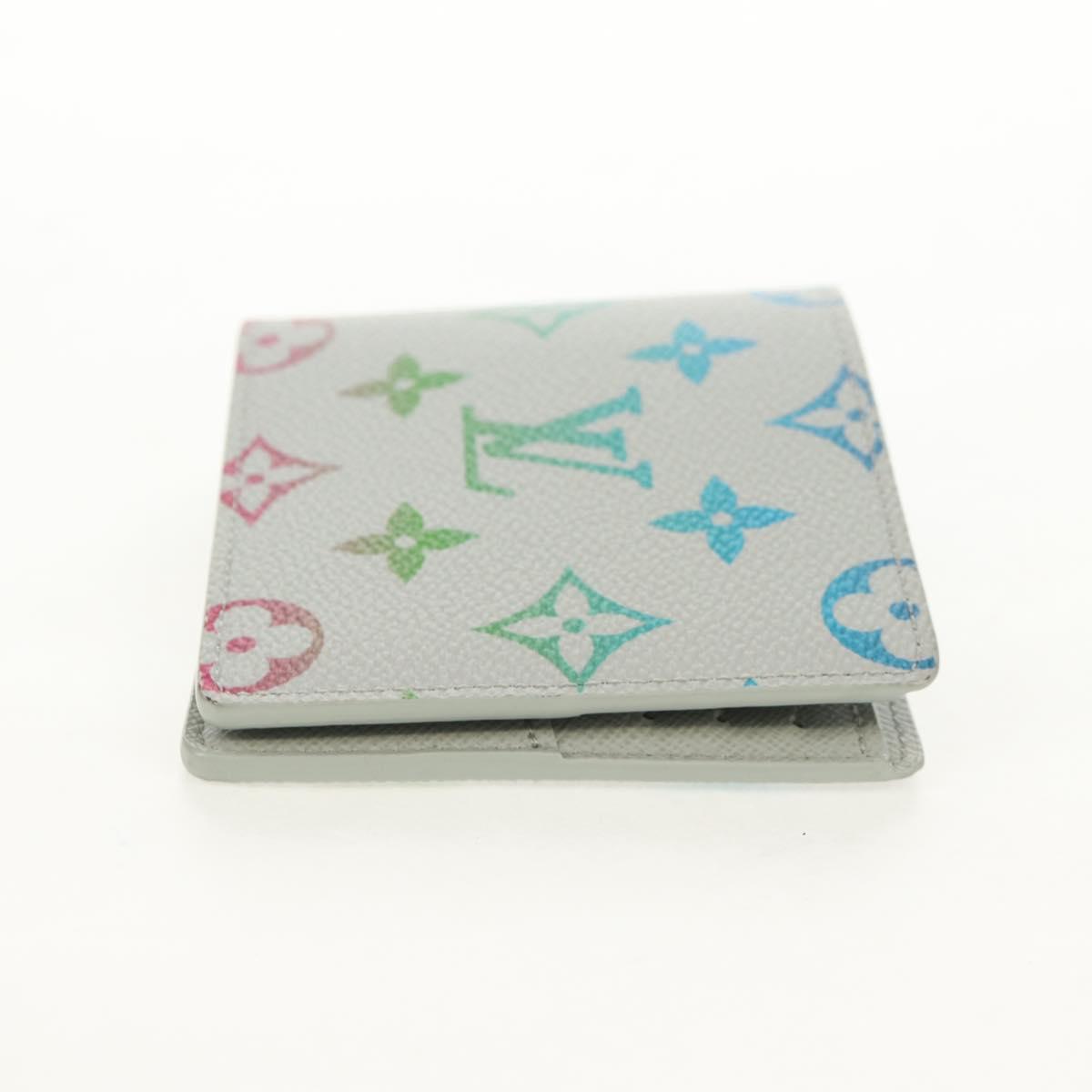 LOUIS VUITTON Multicolor Portefeuille Slender Wallet Gray M14354 LV Auth 147576M