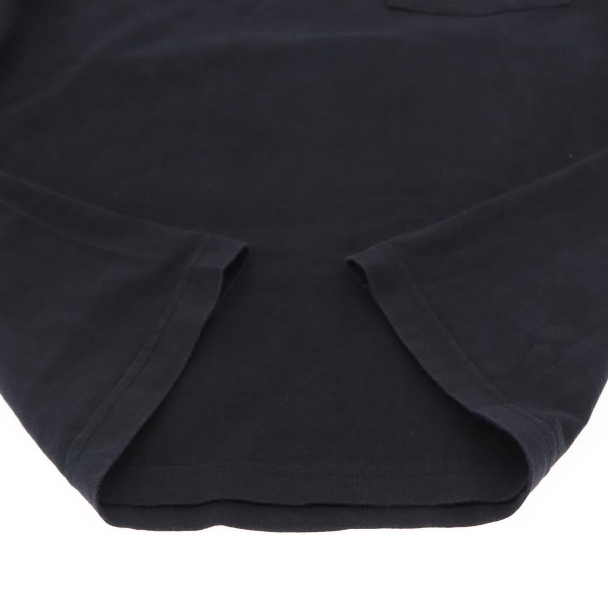 Chrome Hearts Horseshoe Print Long Sleeve Top Cotton Black Auth 147578M