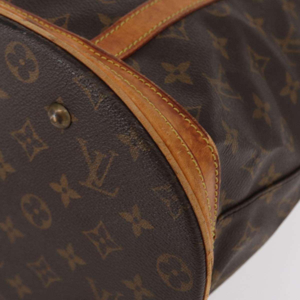 LOUIS VUITTON Monogram Bucket GM Shoulder Bag M42236 LV Auth 147581