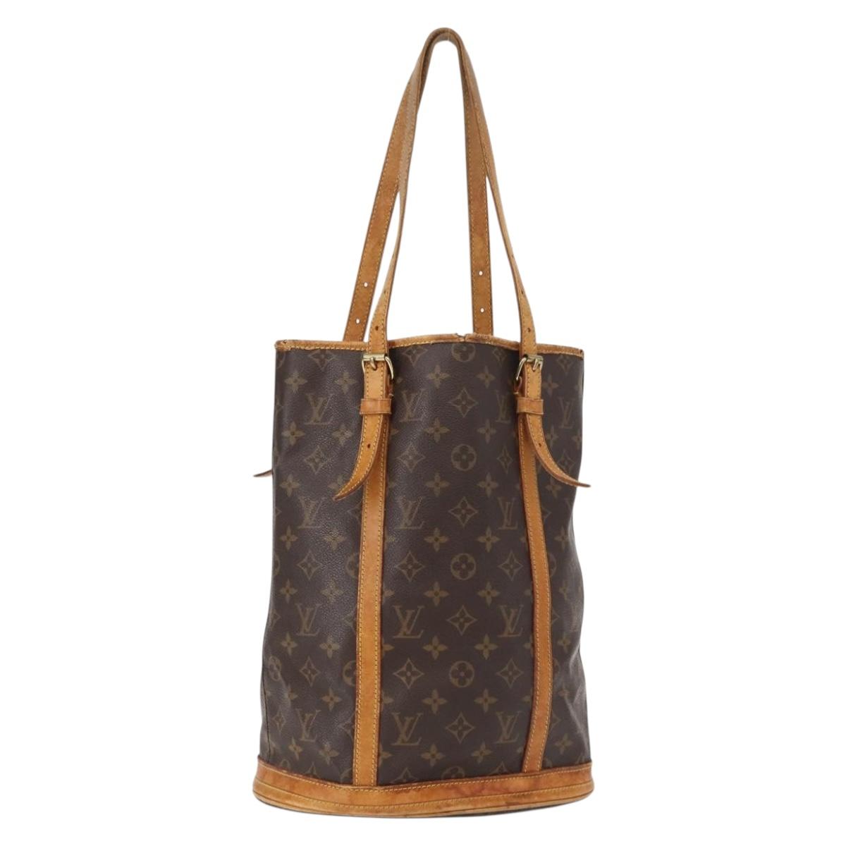 LOUIS VUITTON Monogram Bucket GM Shoulder Bag M42236 LV Auth 147581