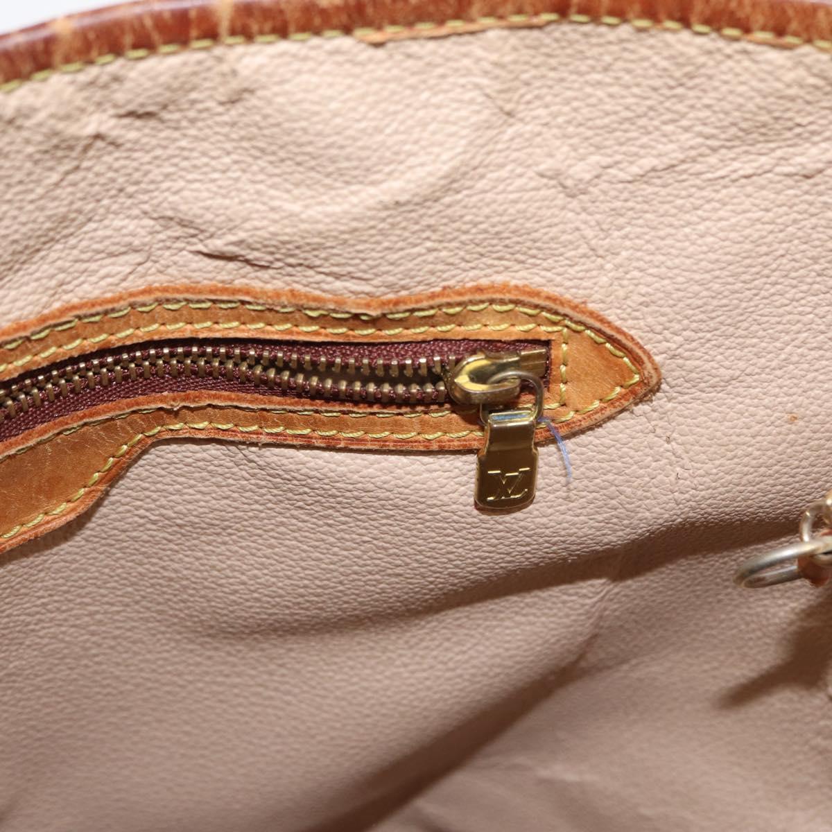 LOUIS VUITTON Monogram Bucket GM Shoulder Bag M42236 LV Auth 147581