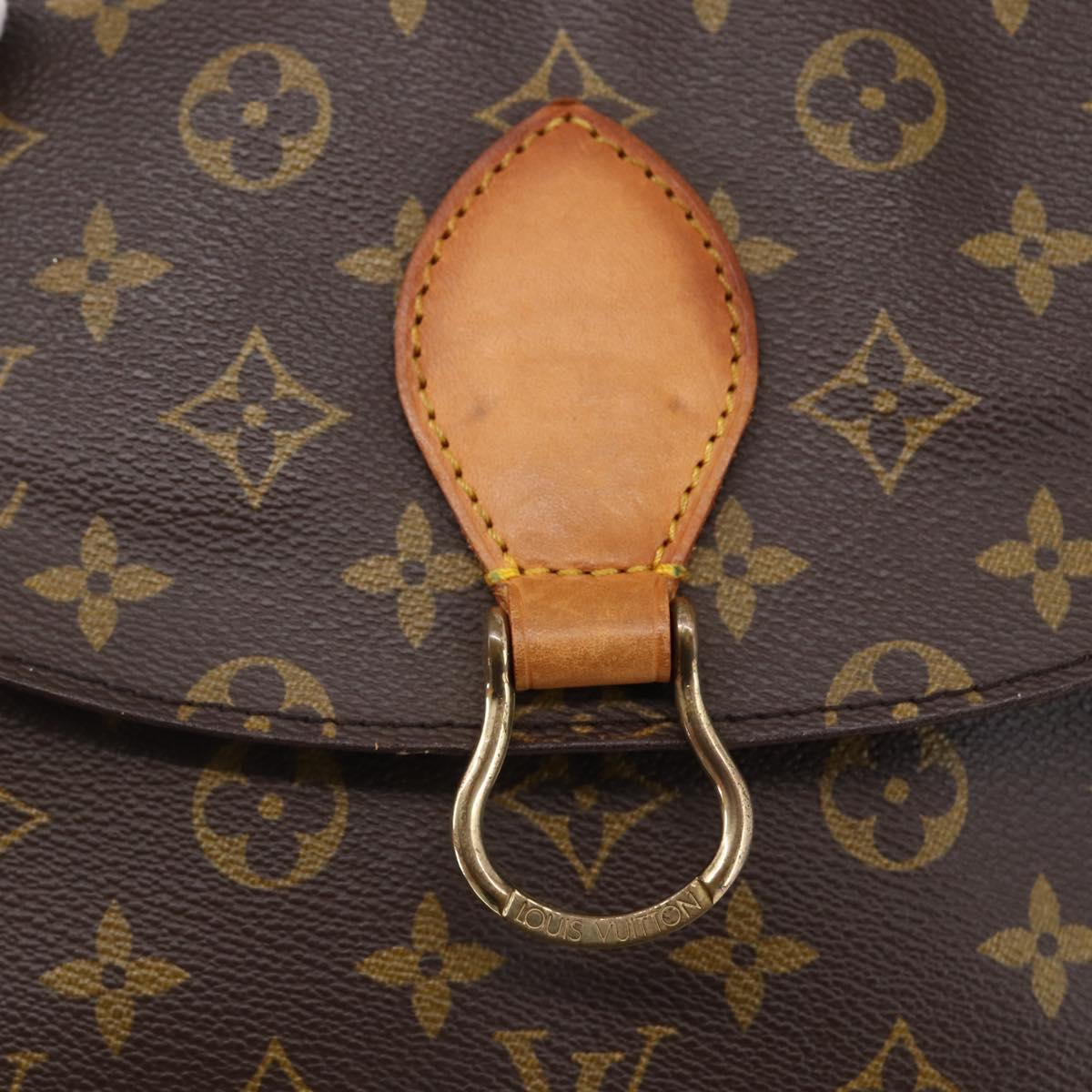 LOUIS VUITTON Monogram Saint Cloud GM Shoulder Bag M51242 LV Auth 147604A