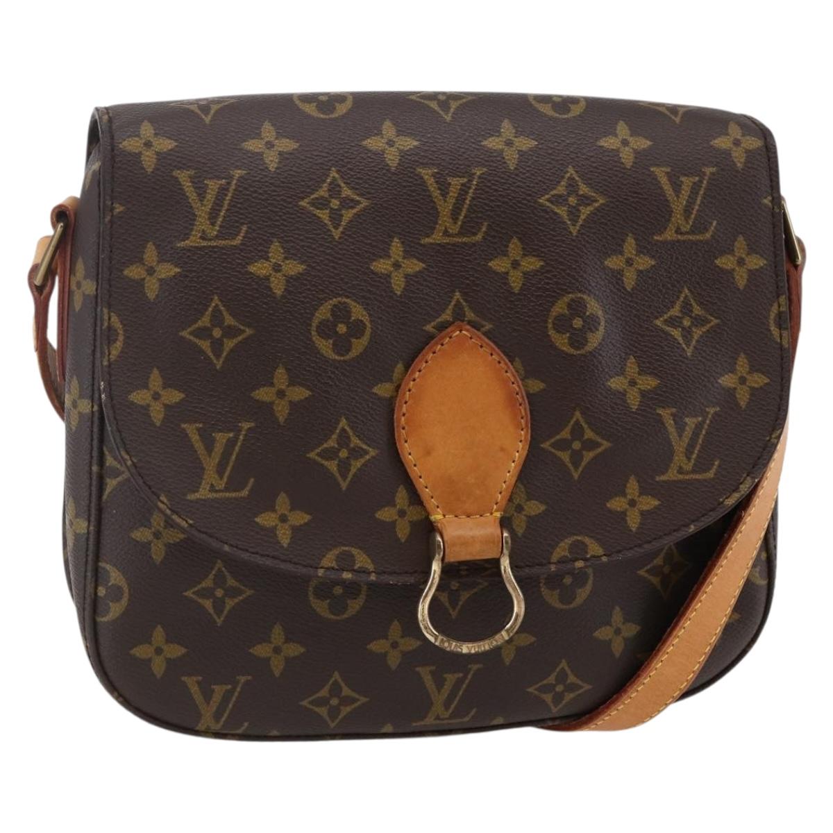 LOUIS VUITTON Monogram Saint Cloud GM Shoulder Bag M51242 LV Auth 147604