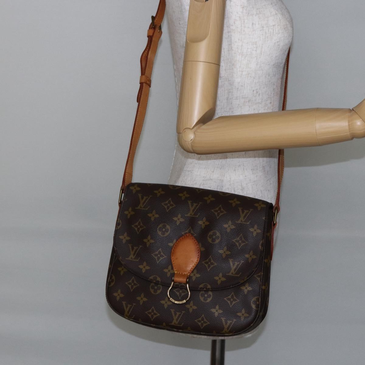 LOUIS VUITTON Monogram Saint Cloud GM Shoulder Bag M51242 LV Auth 147604
