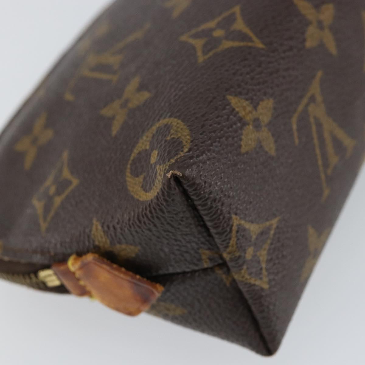 LOUIS VUITTON Monogram Pochette Cosmetic PM Cosmetic Pouch M47515 LV Auth 147606