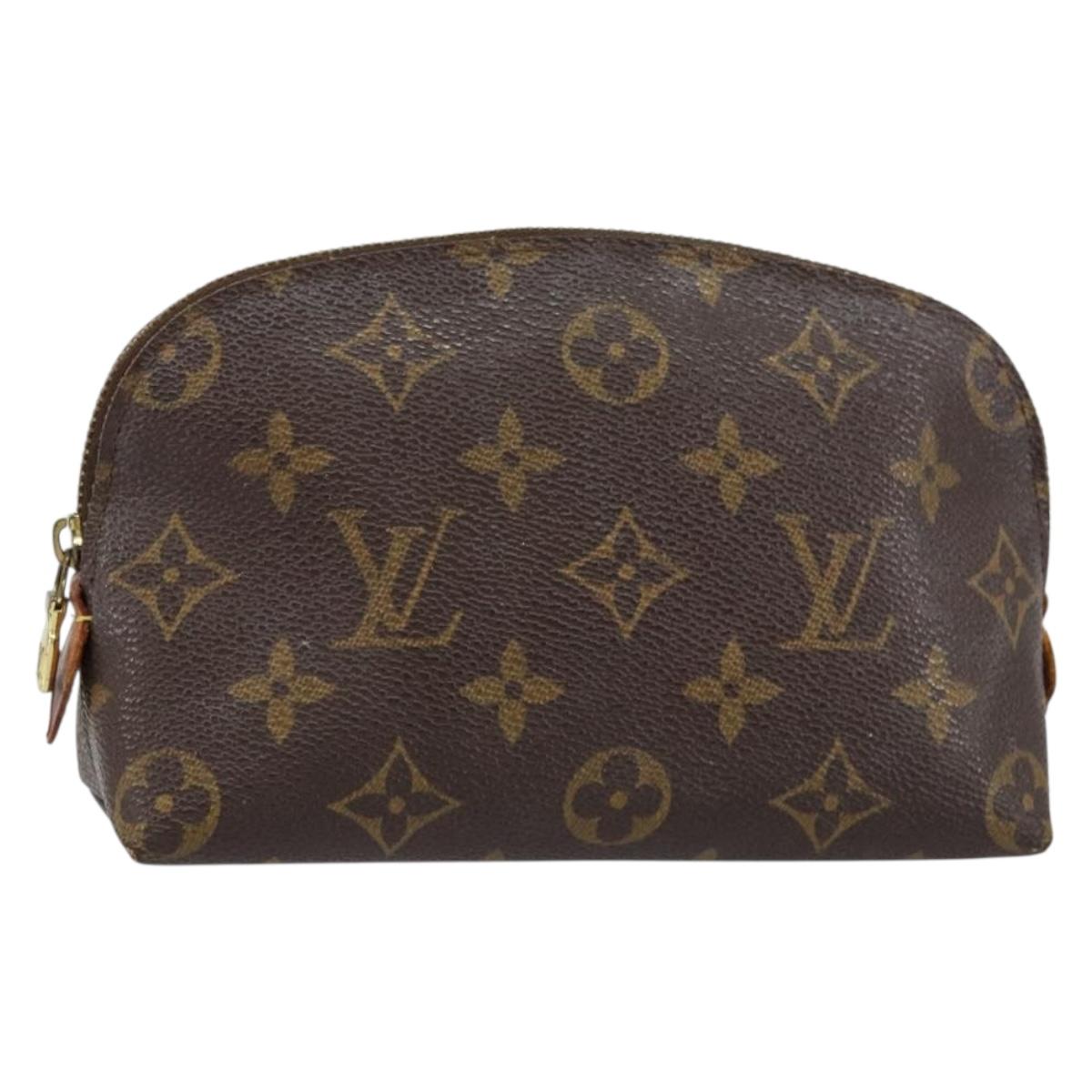 LOUIS VUITTON Monogram Pochette Cosmetic PM Cosmetic Pouch M47515 LV Auth 147606