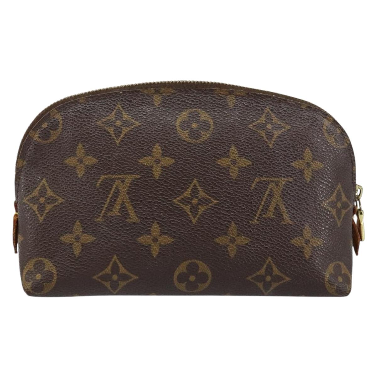 LOUIS VUITTON Monogram Pochette Cosmetic PM Cosmetic Pouch M47515 LV Auth 147606