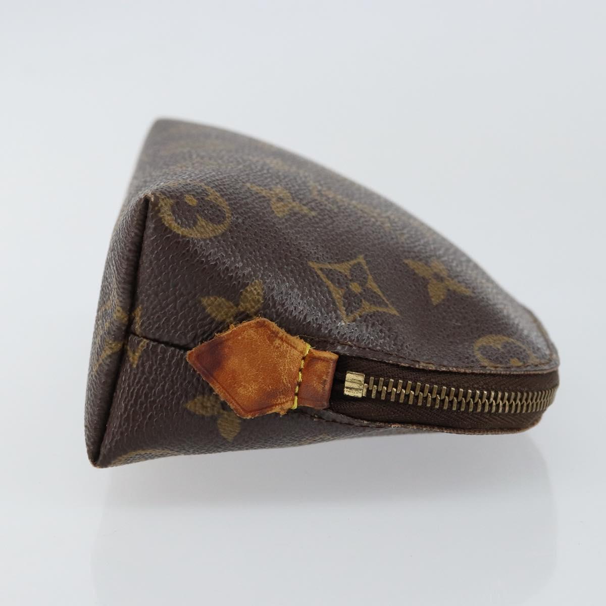 LOUIS VUITTON Monogram Pochette Cosmetic PM Cosmetic Pouch M47515 LV Auth 147606
