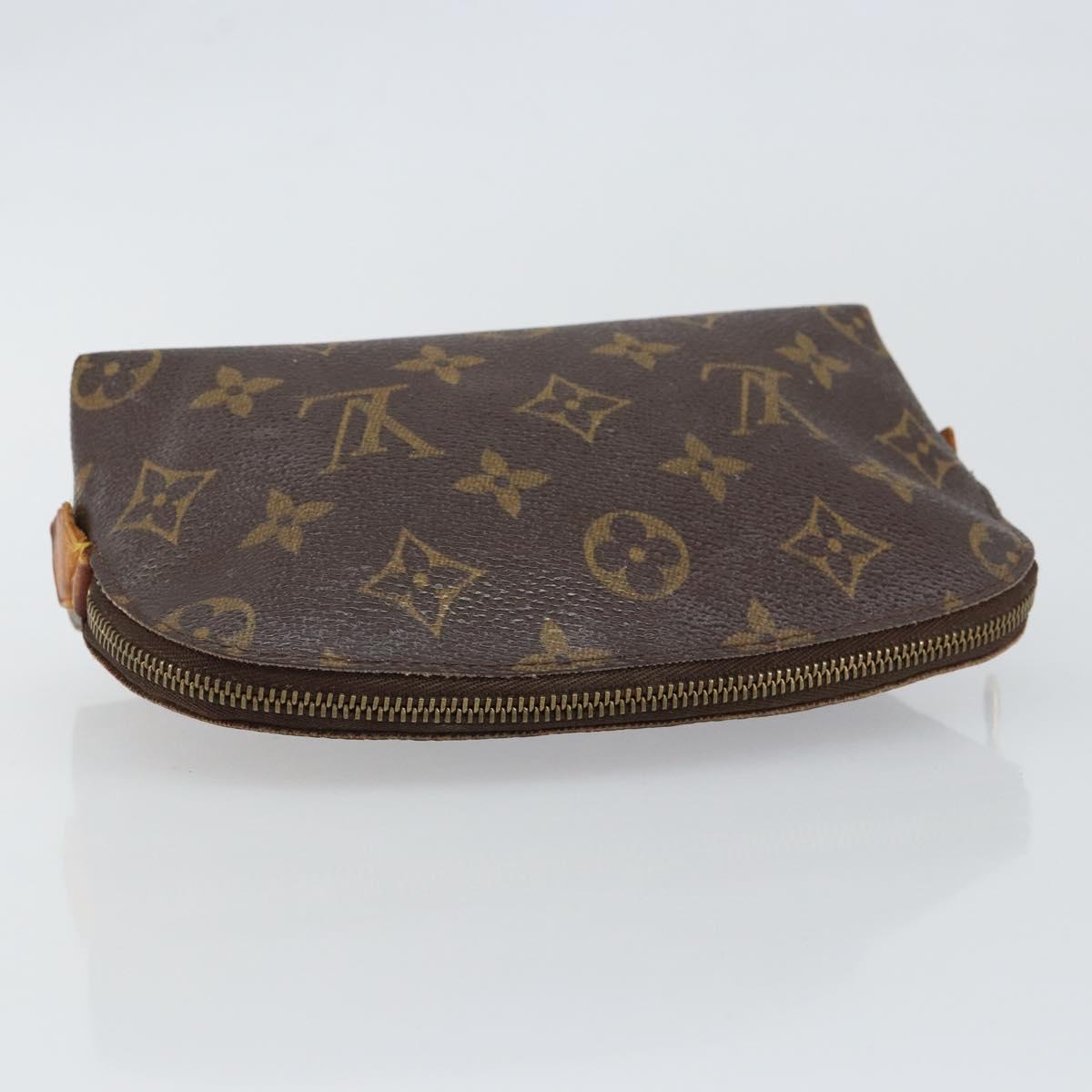 LOUIS VUITTON Monogram Pochette Cosmetic PM Cosmetic Pouch M47515 LV Auth 147606